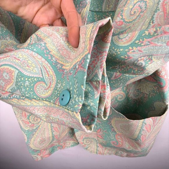 Rare Vintage Boho Paisley Blazer | Indie Artist Retro Unisex Jacket - Picture 6 of 12